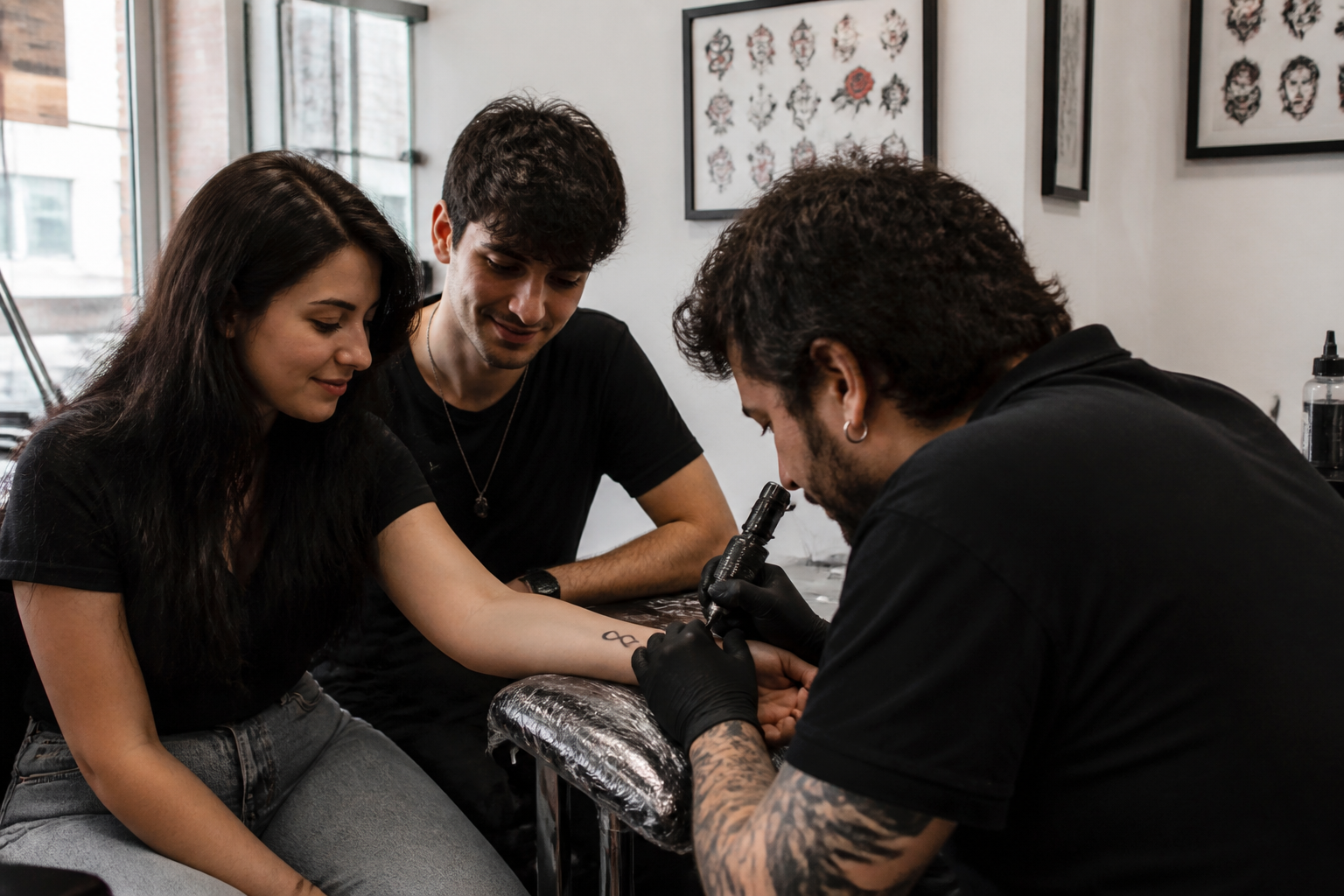 Tatouage amour et fidélité : 68% des couples choisissent un motif discret