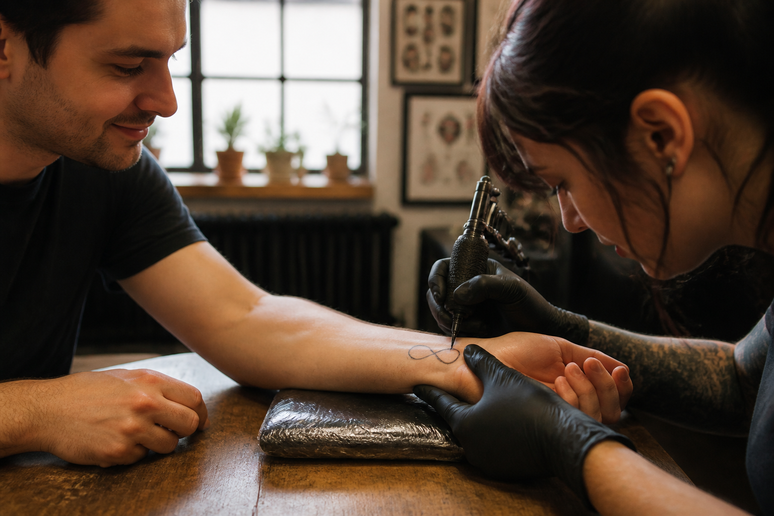 Tatouage amour et fidélité : 68% des couples choisissent un motif discret